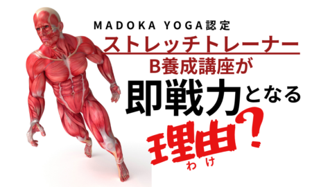 【受講生随時募集】たった12時間で「効かせられるプロ」へ！MADOKA YOGA認定「ストレッチトレーナーB養成講座」が選ばれる7つの理由